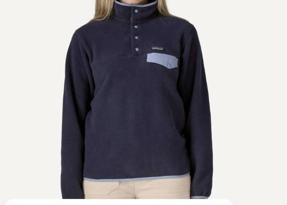 NEW PATAGONIA lightweight synchilla snap-t fleece pullover sweatshirt in sunken